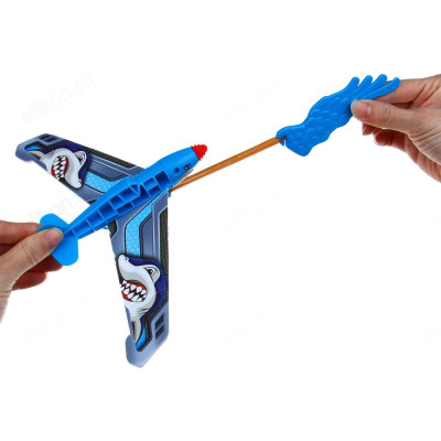 Игрушка самолет с запуском SILAPRO 134-228-3