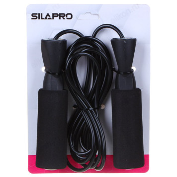 Скакалка SILAPRO 190-014 0,4см x 2,8м, рукоять 13см, ПВХ, ПП, EVA, 5 цветов-3