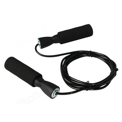 Скакалка SILAPRO 190-014 0,4см x 2,8м, рукоять 13см, ПВХ, ПП, EVA, 5 цветов