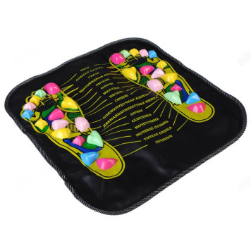 Массажер-коврик SilaPro, для ног с указанием акупунктурных точек, 35х35 см