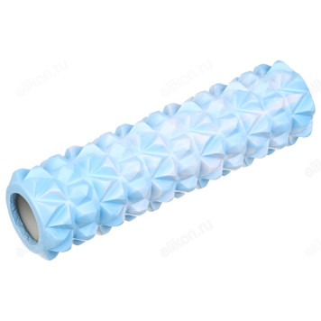 Ролик массажный SILAPRO 30x8,5см 192-036 сине-белый-1