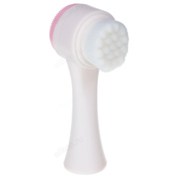 Массажер-щетка для умывния лица SilaPro, 13x4 см, силикон, пластик-1