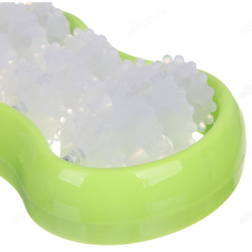 Массажер для тела и ступней SilaPro, 14x8,5 см, ПВХ, металл, антискользящее покрытие-2