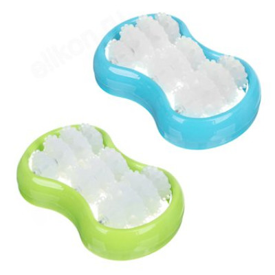 Массажер для тела и ступней SilaPro, 14x8,5 см, ПВХ, металл, антискользящее покрытие