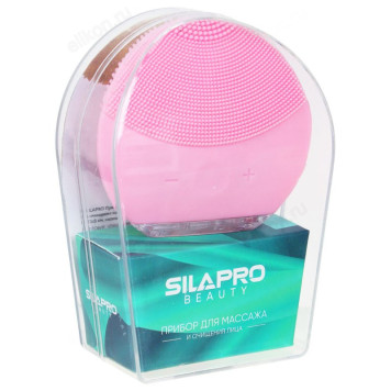 Прибор для массажа и очищения лица SilaPro, 8 режимов, 7.5x8 см, силикон, USB, 3.7V, 150mAh-6