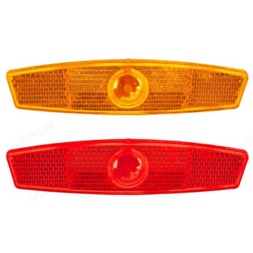 Катафот для спиц SILAPRO 11х2.5см, пластик