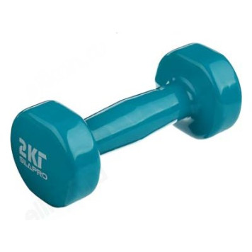 Гантель SILAPRO 197-007 с виниловым покрытием 2кг (+-100гр), металл