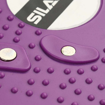 Массажный тренажер-диск SilaPro, D 25 см, ПВХ, магниты-4