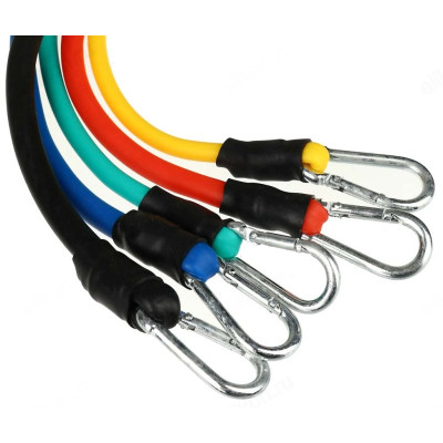 Эспандер SILAPRO BY 197-049 набор (5 трубок; 2 ручки; 2 петли; крепление на дверь; чехол)-1