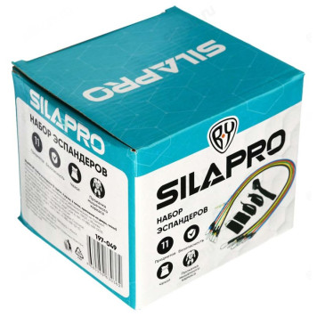 Эспандер SILAPRO BY 197-049 набор (5 трубок; 2 ручки; 2 петли; крепление на дверь; чехол)-4