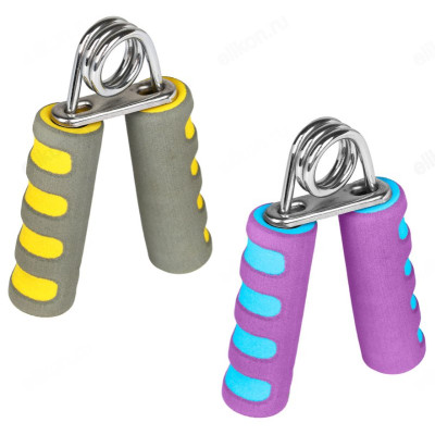 Эспандер SILAPRO кистевой 197-052 12x9,5см, металл, ПП, поролон, 2 цвета-1