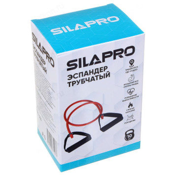 Эспандер SILAPRO 197-053 трубчатый 120см, рукоять 2шт, 12см, сопротивление 10кг, ТРЕ-2
