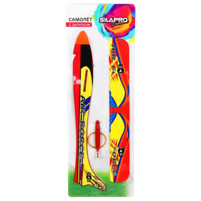Игрушка самолет с запуском SILAPRO 199-026-2