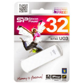Память USB 32GB Silicon Power Ultima U03 White Память USB 32GB Silicon Power Ultima U03 White