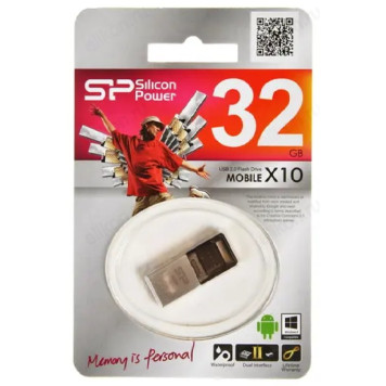 Память USB 32 GB Silicon Power MobileX10