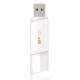 Память USB  32GB Silicon Power BLAZE B06 White