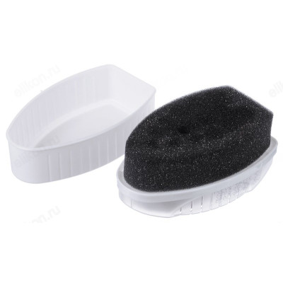 Губка-блеск для обуви SILVER черный 459-110-1