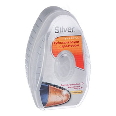 Губка-блеск для обуви SILVER бесцветный 459-111
