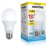 Лампа светодиодная LED E27 A60 13W 3K Smartbuy (SBL-A60-13-30K-E27-A)