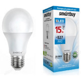 Лампа светодиодная LED E27 A60 15W 6K Smartbuy (SBL-A60-15-60K-E27)