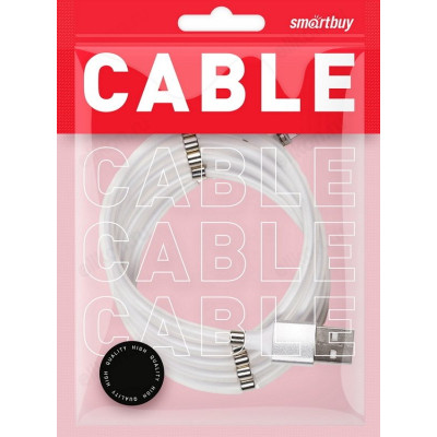 Кабель USB - 8pin 1м SmartBuy (iK-512mag-s) магнитный, самосворачивающийся,отсоединяющийся наконеч-1
