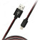 кабель USB - 8pin 1м 2А SmartBuy (iK-512pu black)/60, кожа 