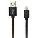 кабель USB - 8pin 1м 2А SmartBuy (iK-512pu black)/60, кожа 