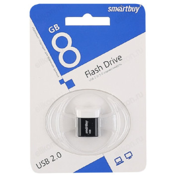 Память USB   8GB SmartBuy LARA Black (SB8GBLara-K)