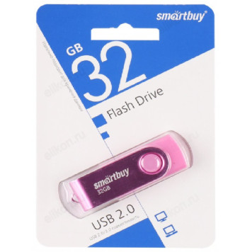 Память USB 32GB SmartBuy Twist Pink (SB032GB2TWP)