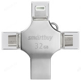 Память USB 32GB SmartBuy MC3 Metal (SB032GBMC3)