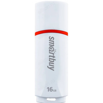 Память USB 016GB SmartBuy Crown White (SB16GBCRW-W)