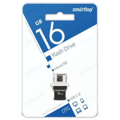Память USB 16 GB SmartBuy OTG Poko