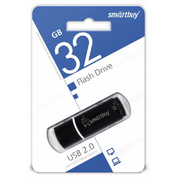 Память USB  32GB SmartBuy Crown Black (SB32GBCRW-K)