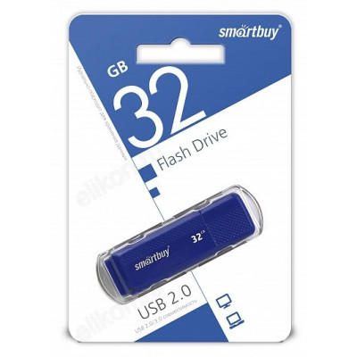 Память USB  32GB SmartBuy Dock Blue  (SB32GBDK-B)-1