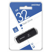 Память USB 32GB SmartBuy Dock Black (SB32GBDK-K3) Память USB 32GB SmartBuy Dock Black (SB32GBDK-K3)