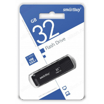 Память USB  32GB SmartBuy Dock Black  (SB32GBDK-K3)
