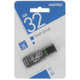 Память USB 32GB SmartBuy Glossy Dark Grey (SB32GBGS-DG)