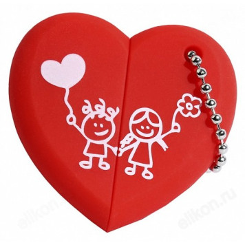 Память USB  32GB SmartBuy Сердце (SB32GBHeart)