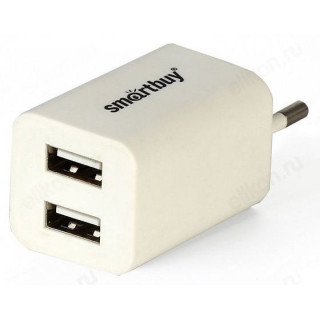 Cетевое ЗУ SmartBuy  FLASH  2 USB
