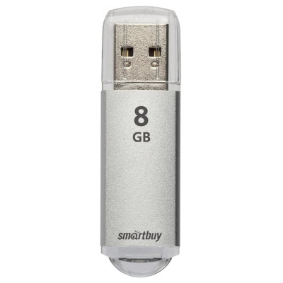 Память USB   8GB SmartBuy V-Cut Silver (SB8GBVC-S)-1
