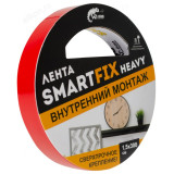 Лента монтажная 1,5*300см SFV1530T сверхсильная W-con SmartFix HEAVY, прозрачная/36