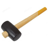 Киянка 300гр СОЮЗ распорная деревян. рукоятка d50мм бел резин 1012-07-300С