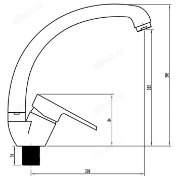 Смеситель для кухни СоюзКран SK01-C112 566-389-5