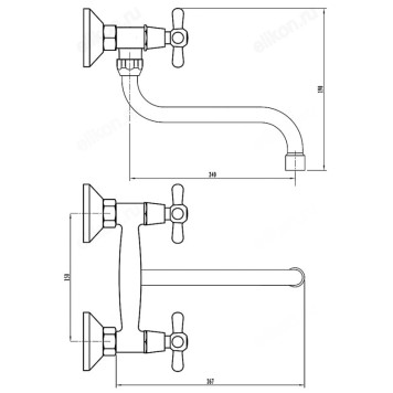 Смеситель для кухни СоюзКран SK10-S204 567-064-4