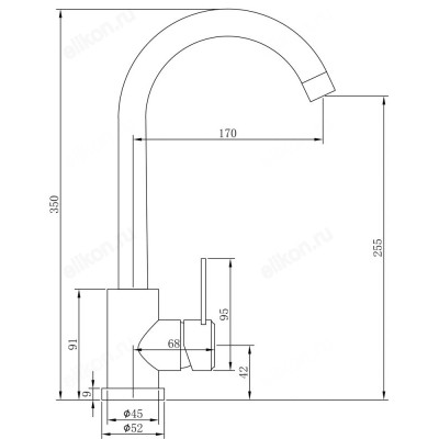Смеситель для кухни СоюзКран SS01-R133 567-092-4