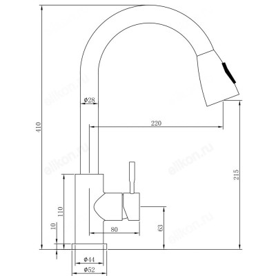 Смеситель для кухни СоюзКран SS01-E132-9