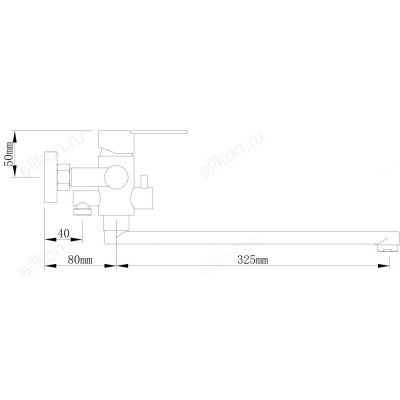 Смеситель для ванны с душем СоюзКран SS08-P118 567-094-5