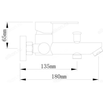 Смеситель для ванны с душем СоюзКран SS09-M118 567-095-5