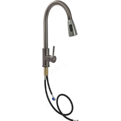 Смеситель для кухни СоюзКран SS01-E132, графит-4