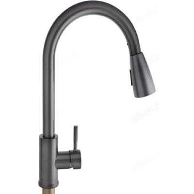 Смеситель для кухни СоюзКран SS01-E132, графит